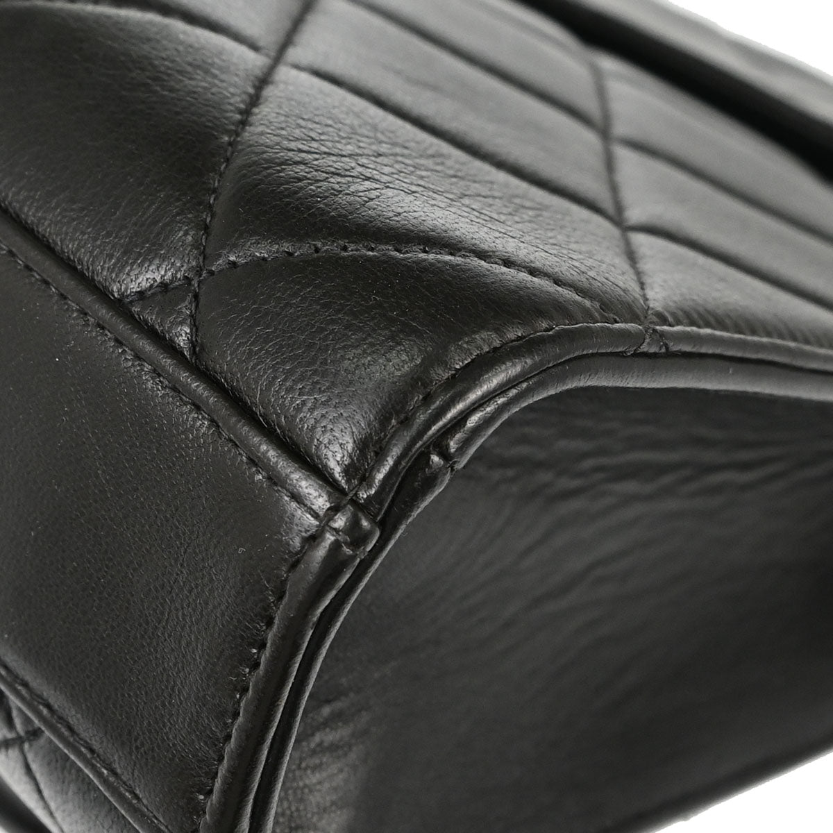 Chanel Black Lambskin Double Sided Handbag
