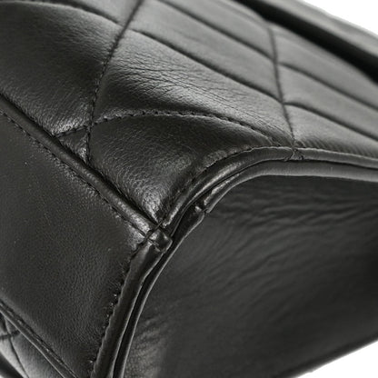 Chanel Black Lambskin Double Sided Handbag
