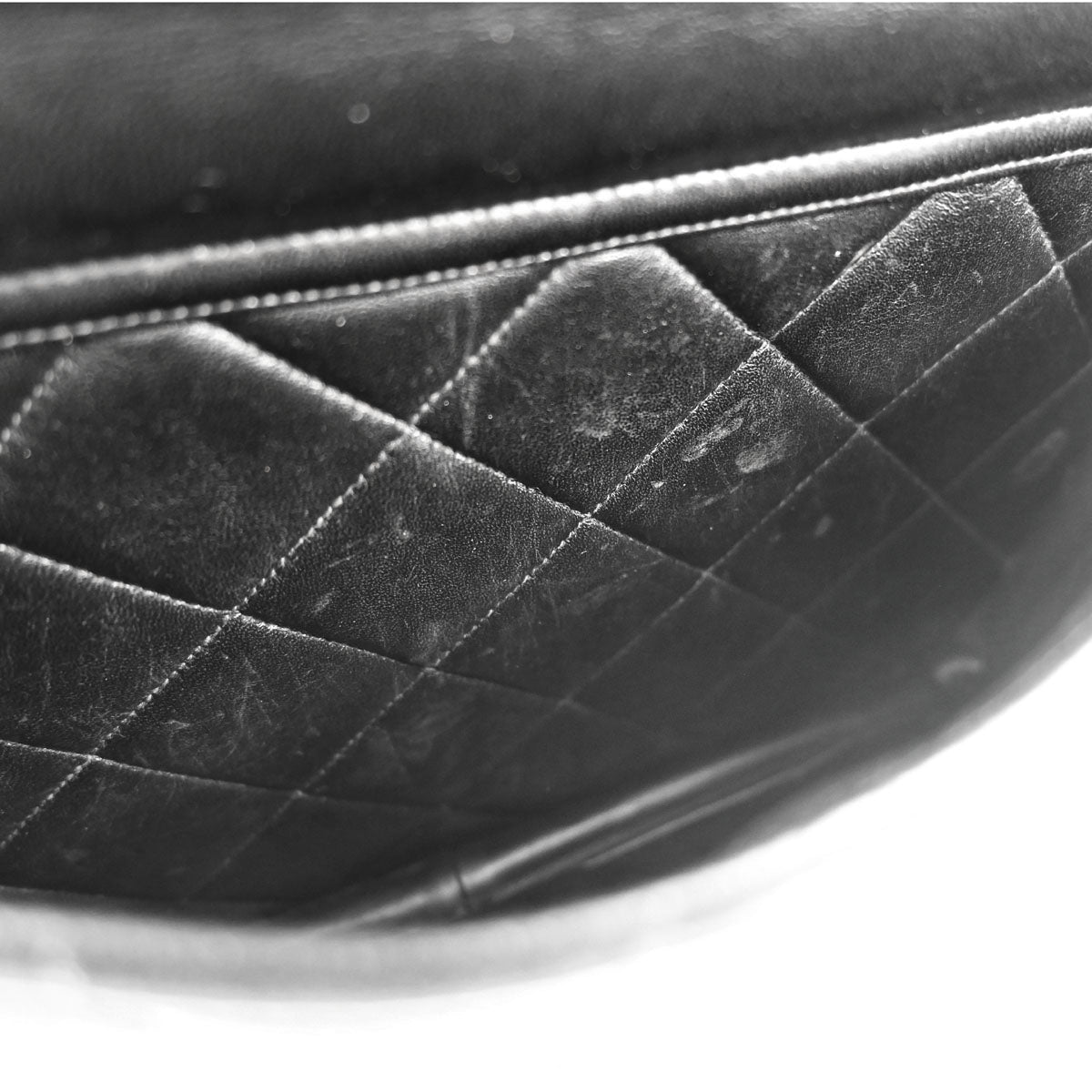 Chanel Black Lambskin Double Sided Handbag