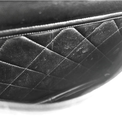 Chanel Black Lambskin Double Sided Handbag