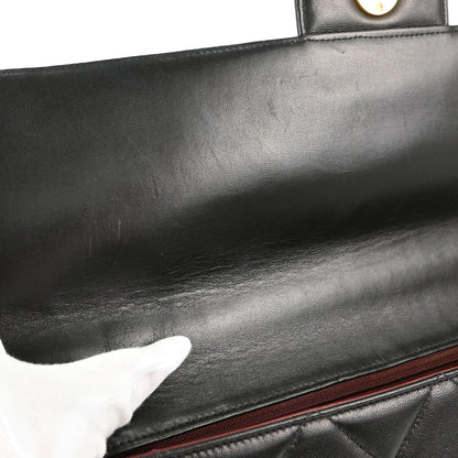 Chanel Black Lambskin Double Sided Handbag