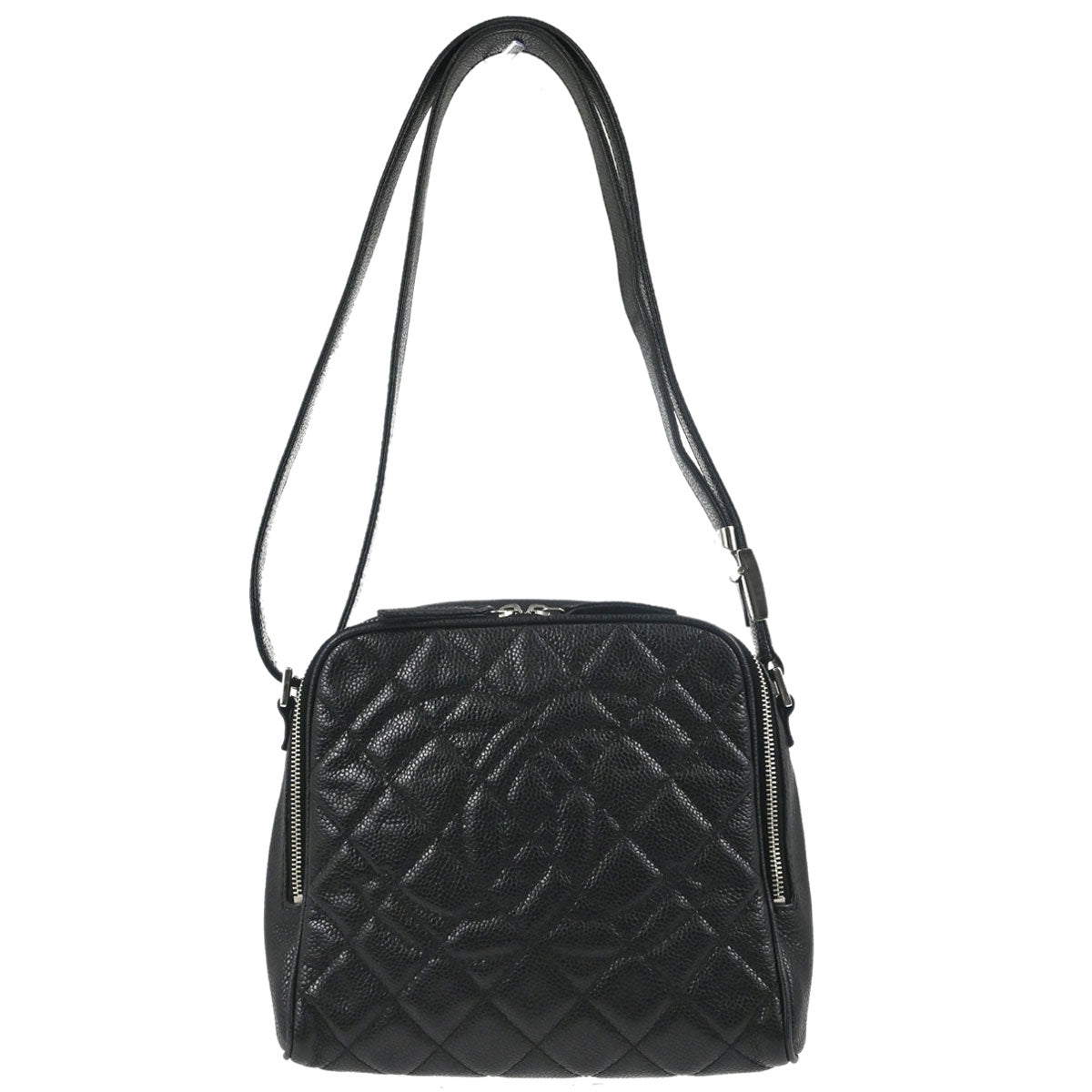 Chanel Black Caviar Skin Shoulder Bag