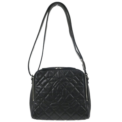Chanel Black Caviar Skin Shoulder Bag
