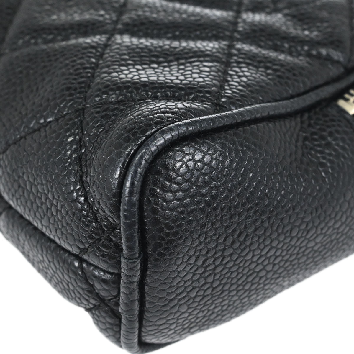 Chanel Black Caviar Skin Shoulder Bag