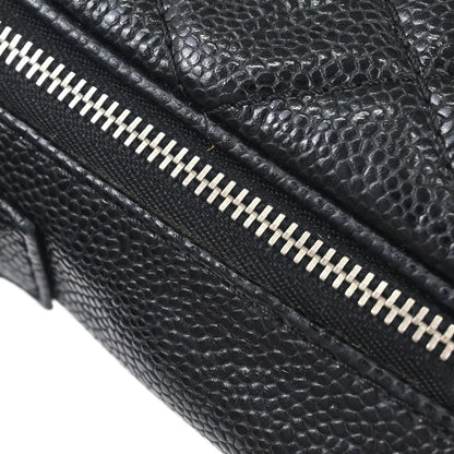 Chanel Black Caviar Skin Shoulder Bag