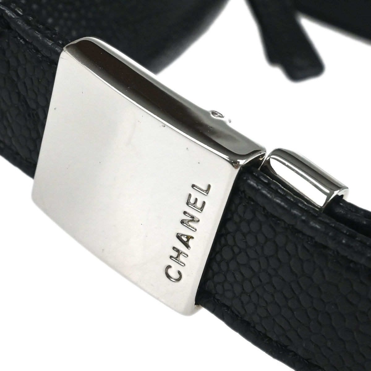Chanel Black Caviar Skin Shoulder Bag