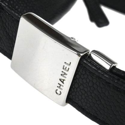 Chanel Black Caviar Skin Shoulder Bag