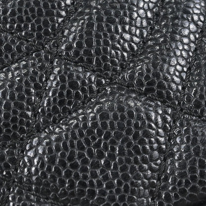 Chanel Black Caviar Skin Shoulder Bag
