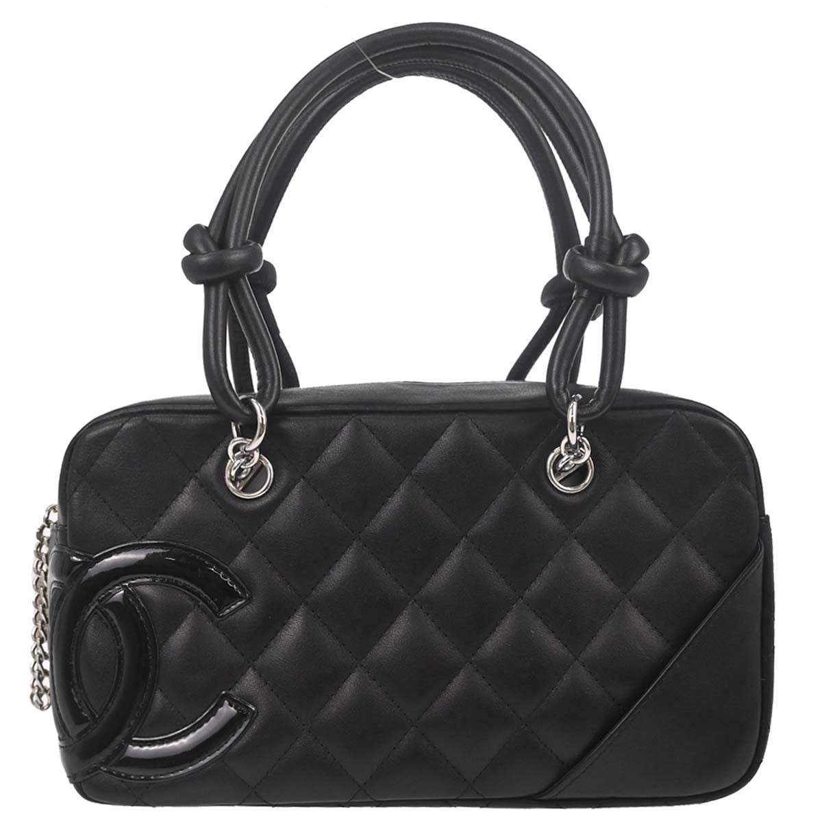 Chanel Black Calfskin Cambon Ligne Handbag
