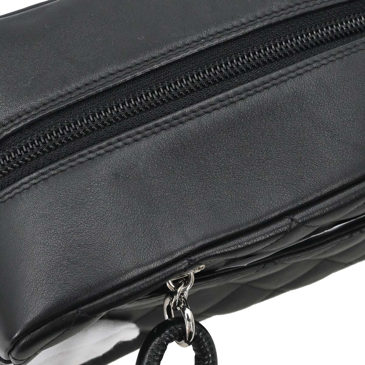 Chanel Black Calfskin Cambon Ligne Handbag