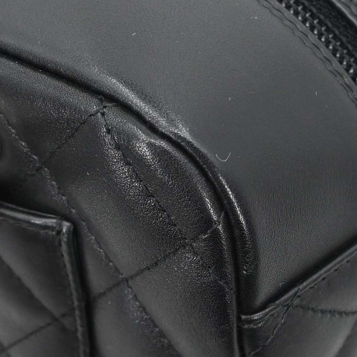 Chanel Black Calfskin Cambon Ligne Handbag