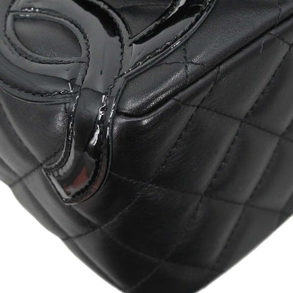 Chanel Black Calfskin Cambon Ligne Handbag
