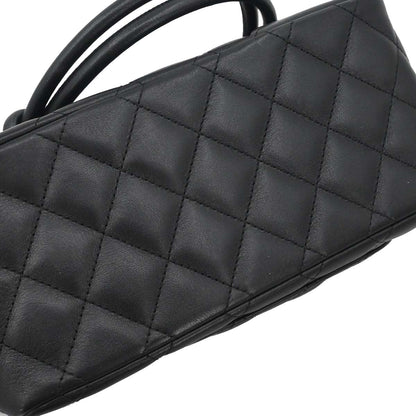 Chanel Black Calfskin Cambon Ligne Handbag
