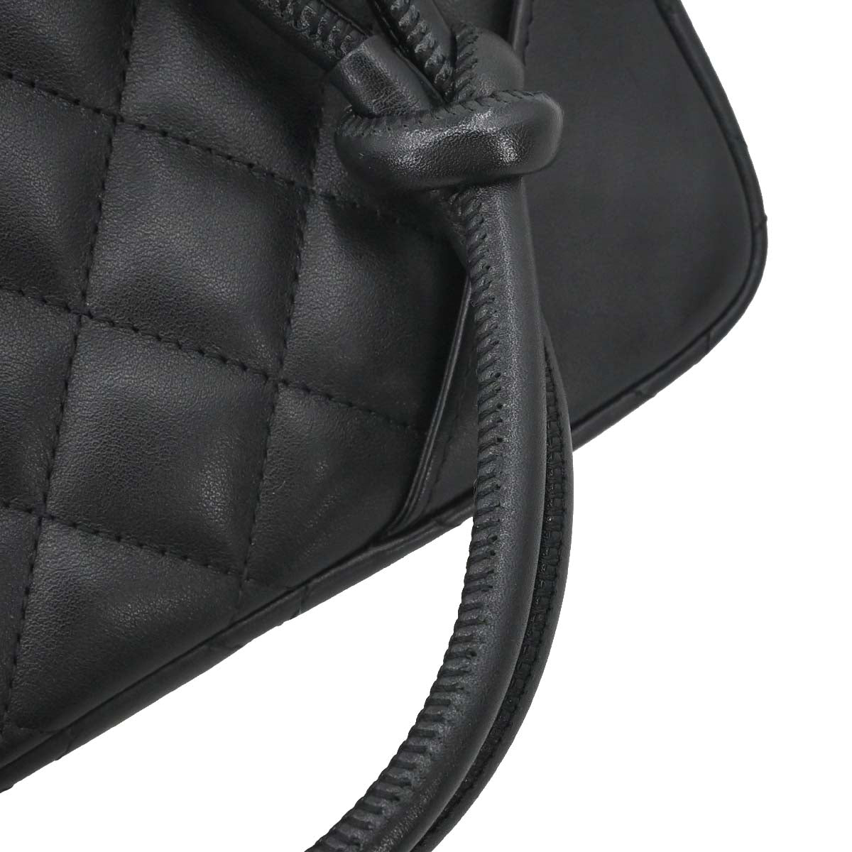Chanel Black Calfskin Cambon Ligne Handbag