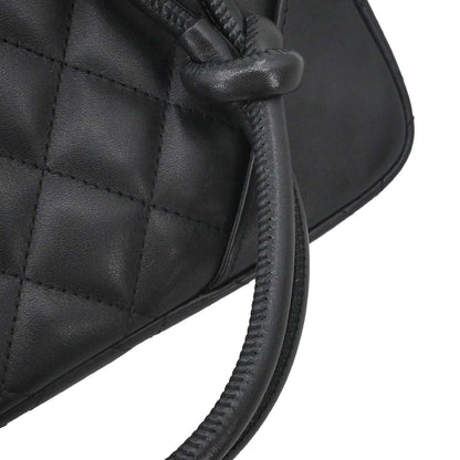 Chanel Black Calfskin Cambon Ligne Handbag