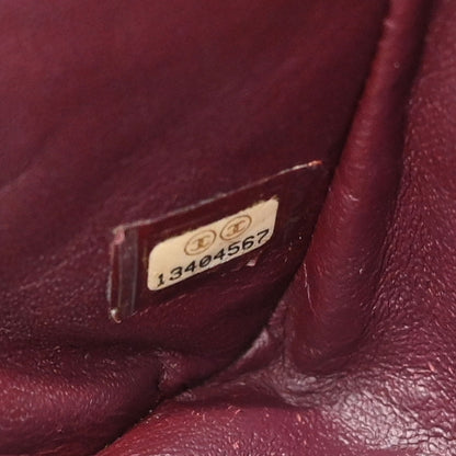 Chanel Black Calfskin 2.55 Classic Double Flap Shoulder Bag
