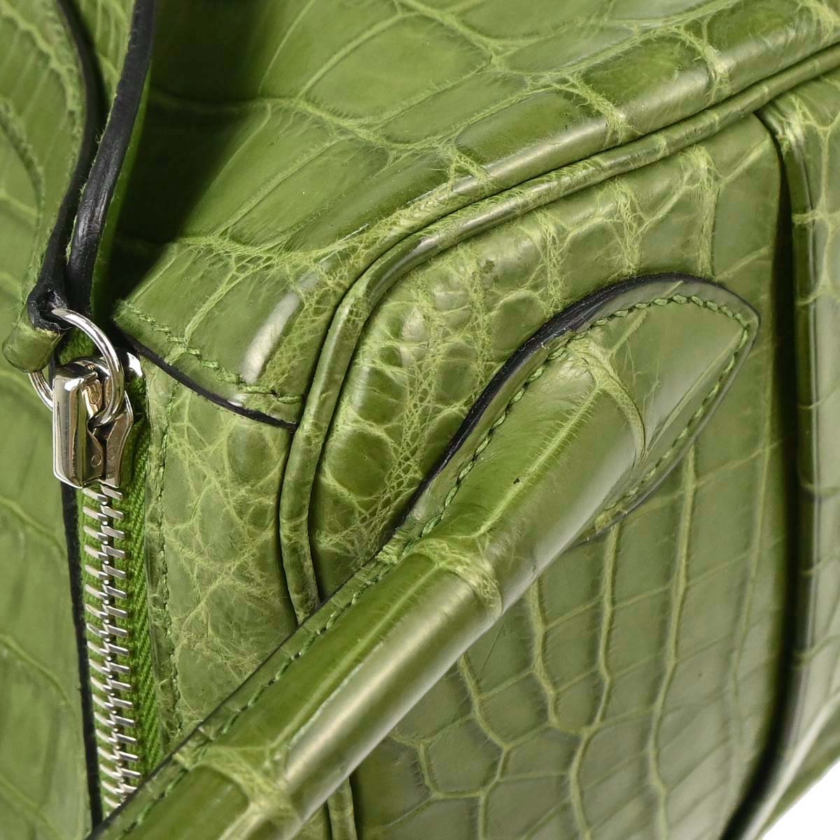 Hermes * Anis Green Niloticus Lindy 30 Shoulder Bag