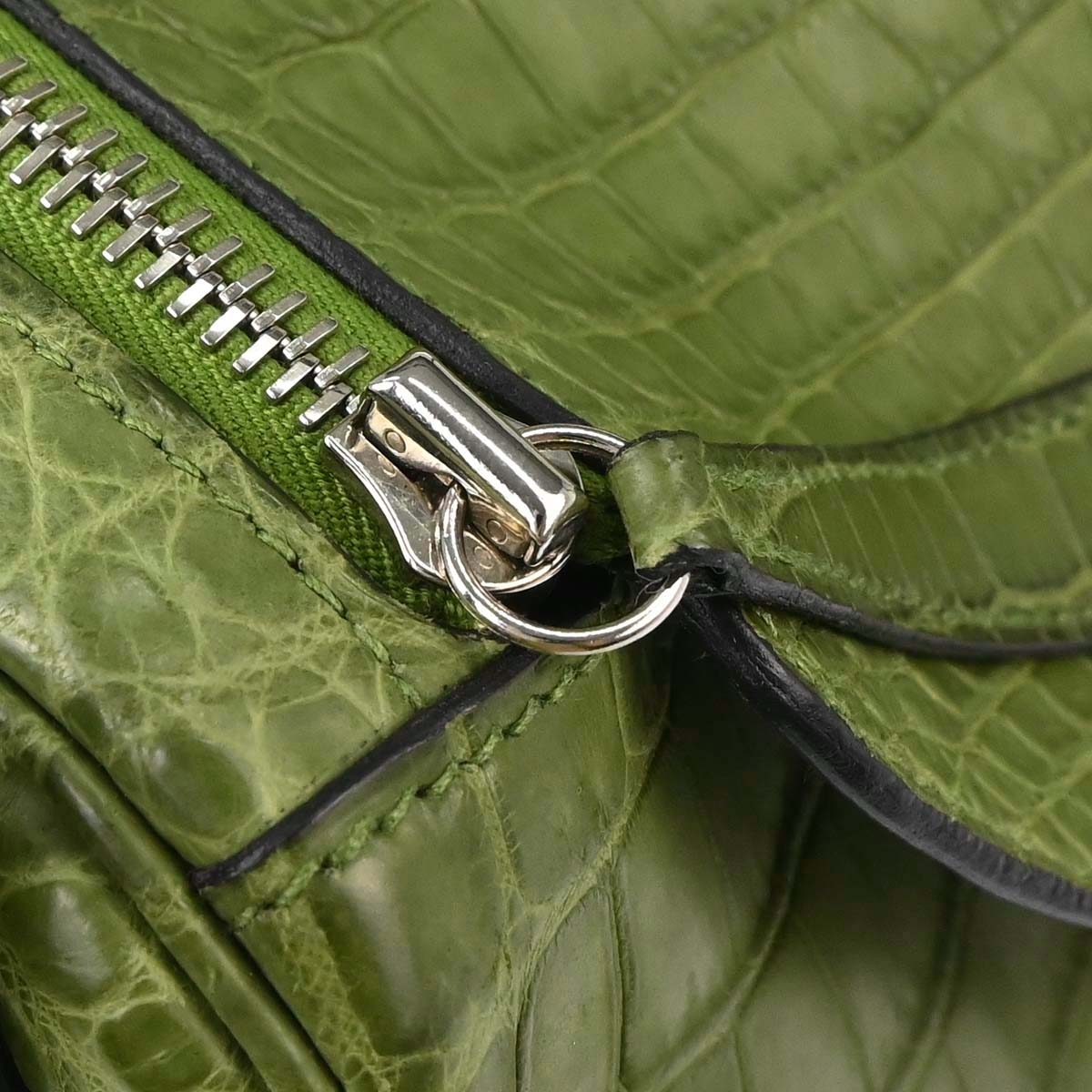 Hermes * Anis Green Niloticus Lindy 30 Shoulder Bag