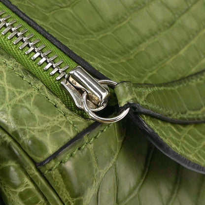 Hermes * Anis Green Niloticus Lindy 30 Shoulder Bag