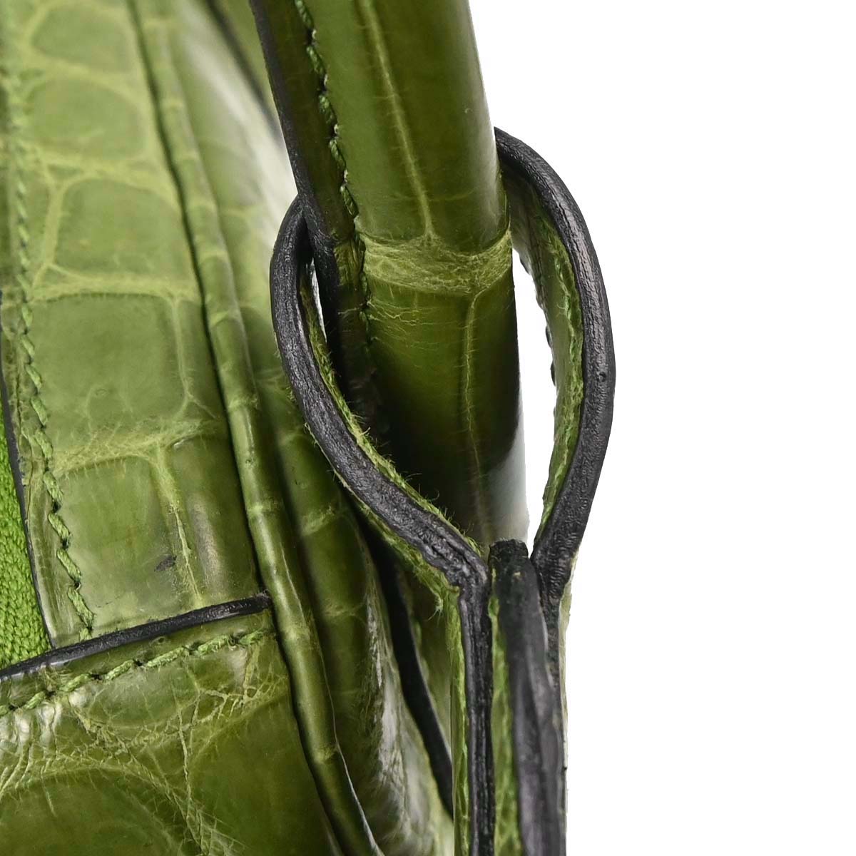 Hermes * Anis Green Niloticus Lindy 30 Shoulder Bag