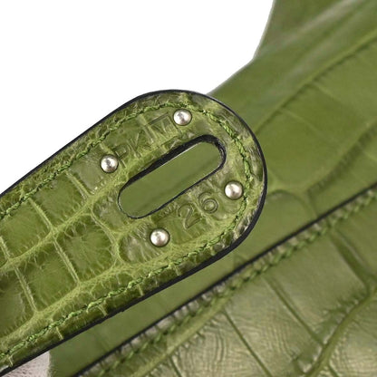 Hermes * Anis Green Niloticus Lindy 30 Shoulder Bag