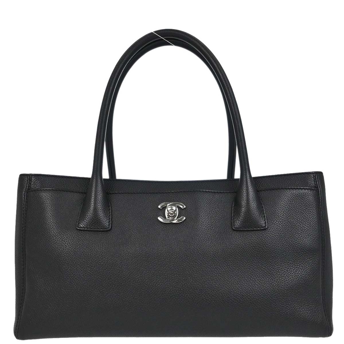 Chanel Black Calfskin Executive Cerf Tote Bag