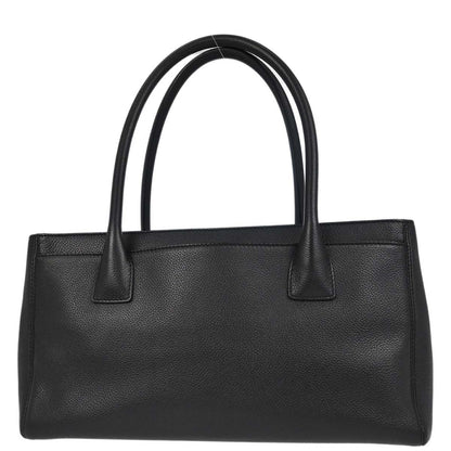 Chanel Black Calfskin Executive Cerf Tote Bag
