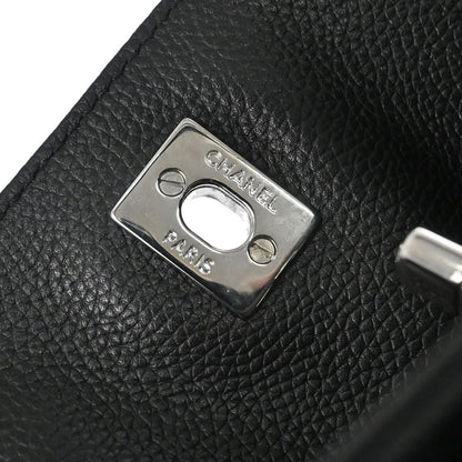 Chanel Black Calfskin Executive Cerf Tote Bag