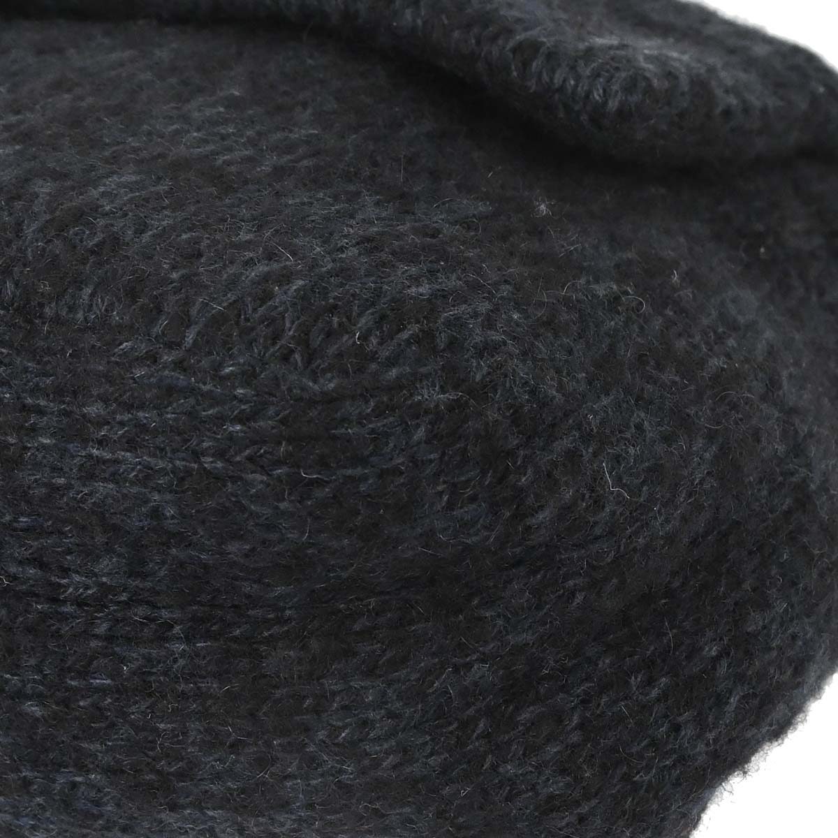 Fendi Black Wool Mamma Baguette Handbag