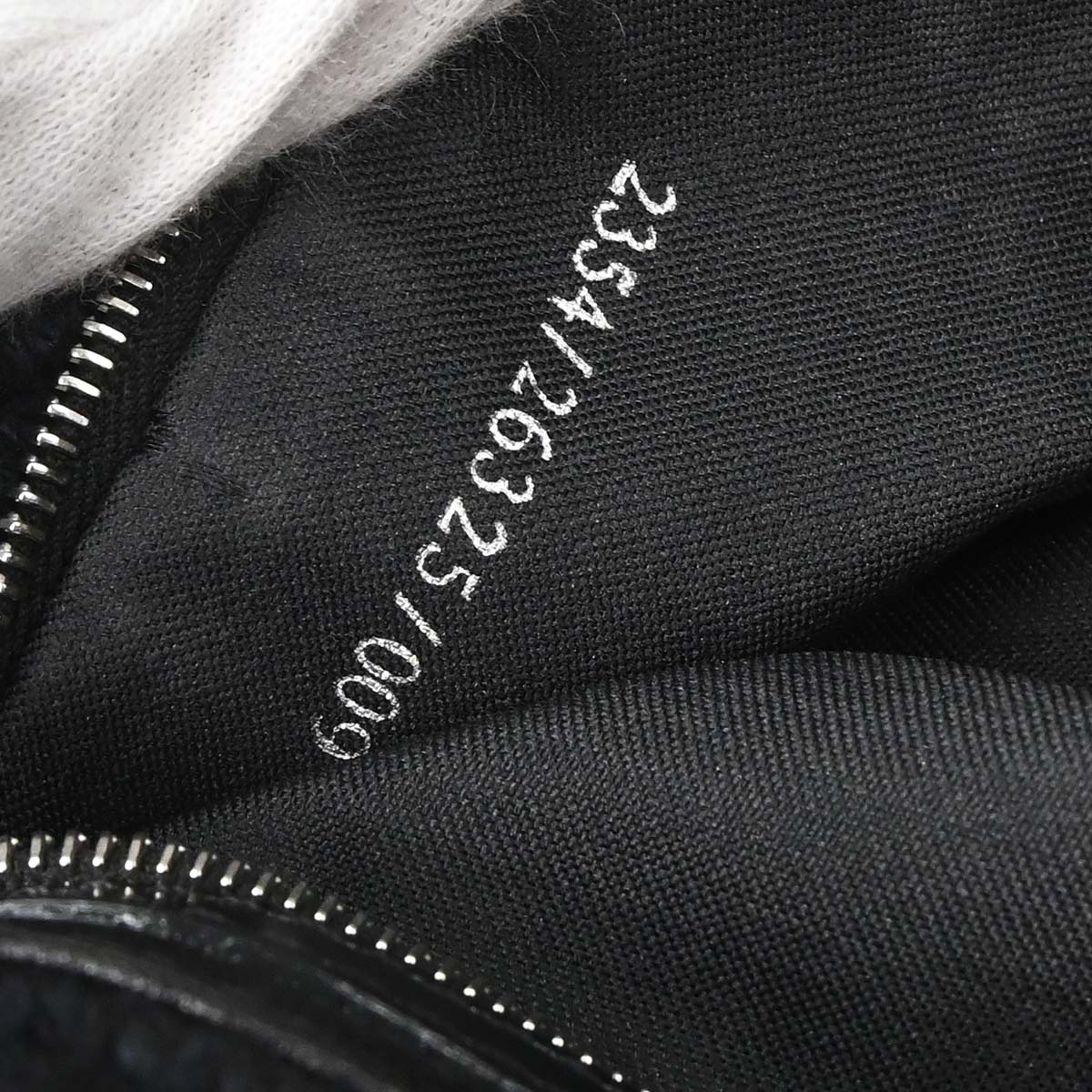Fendi Black Wool Mamma Baguette Handbag