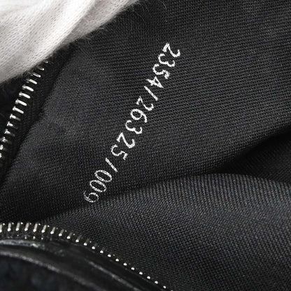 Fendi Black Wool Mamma Baguette Handbag