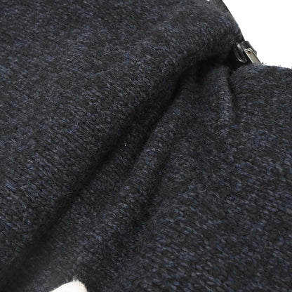 Fendi Black Wool Mamma Baguette Handbag