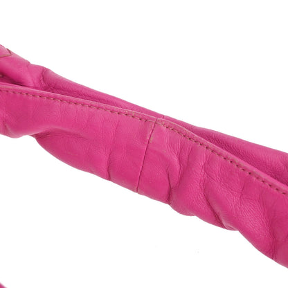 Bottega Veneta Pink Lambskin Intrecciato Hobo Handbag