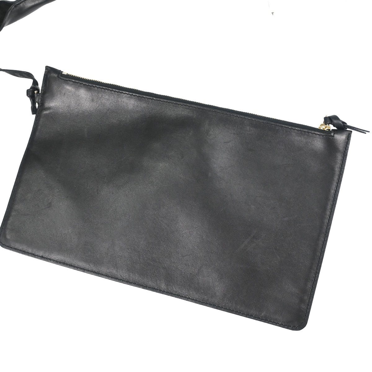 Bottega Veneta Black Lambskin Intrecciato Cabat MM Tote