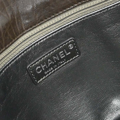 Chanel Brown Lambskin Lady Braid Handbag