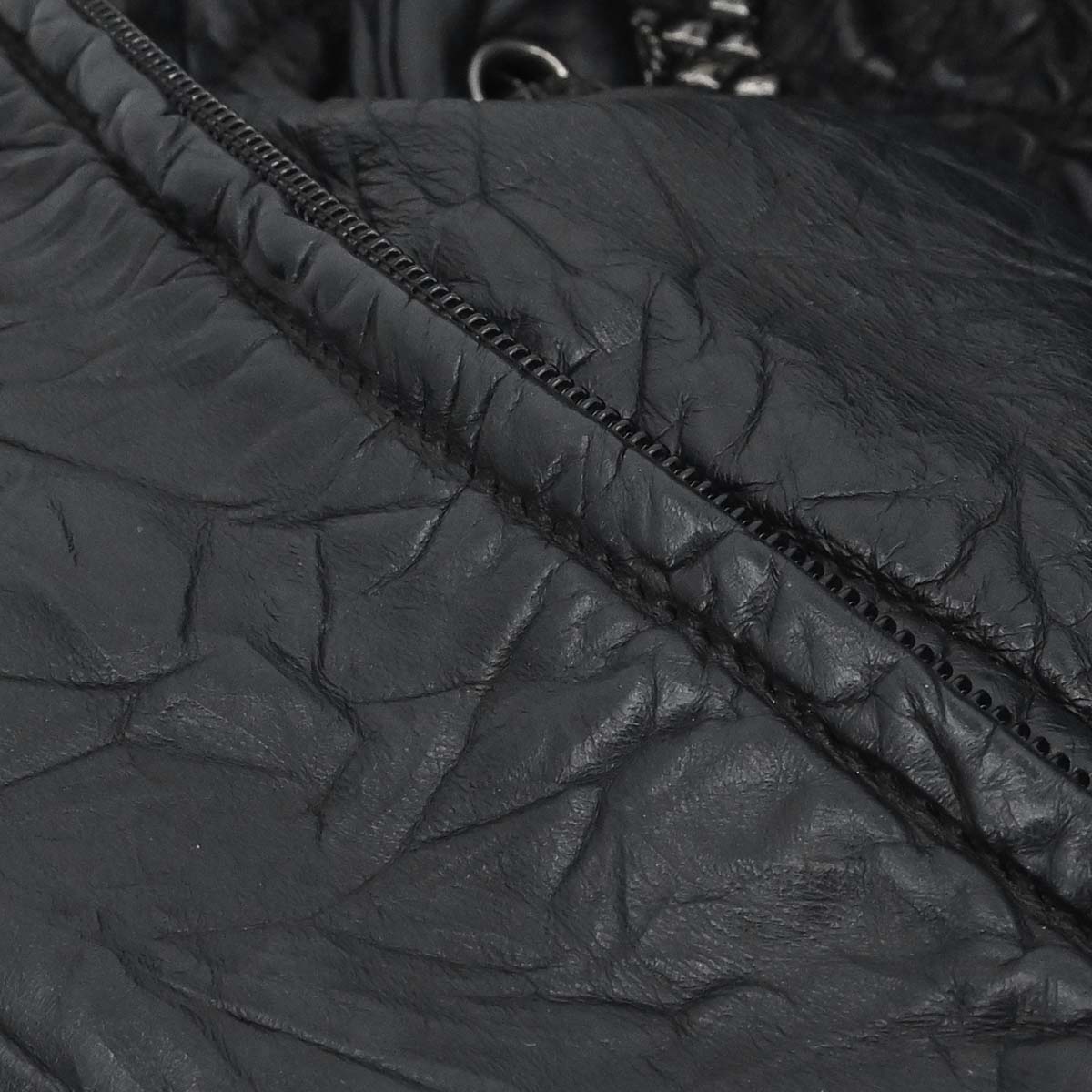 Chanel Black Calfskin Coco Rider Bowling Bag Handbag
