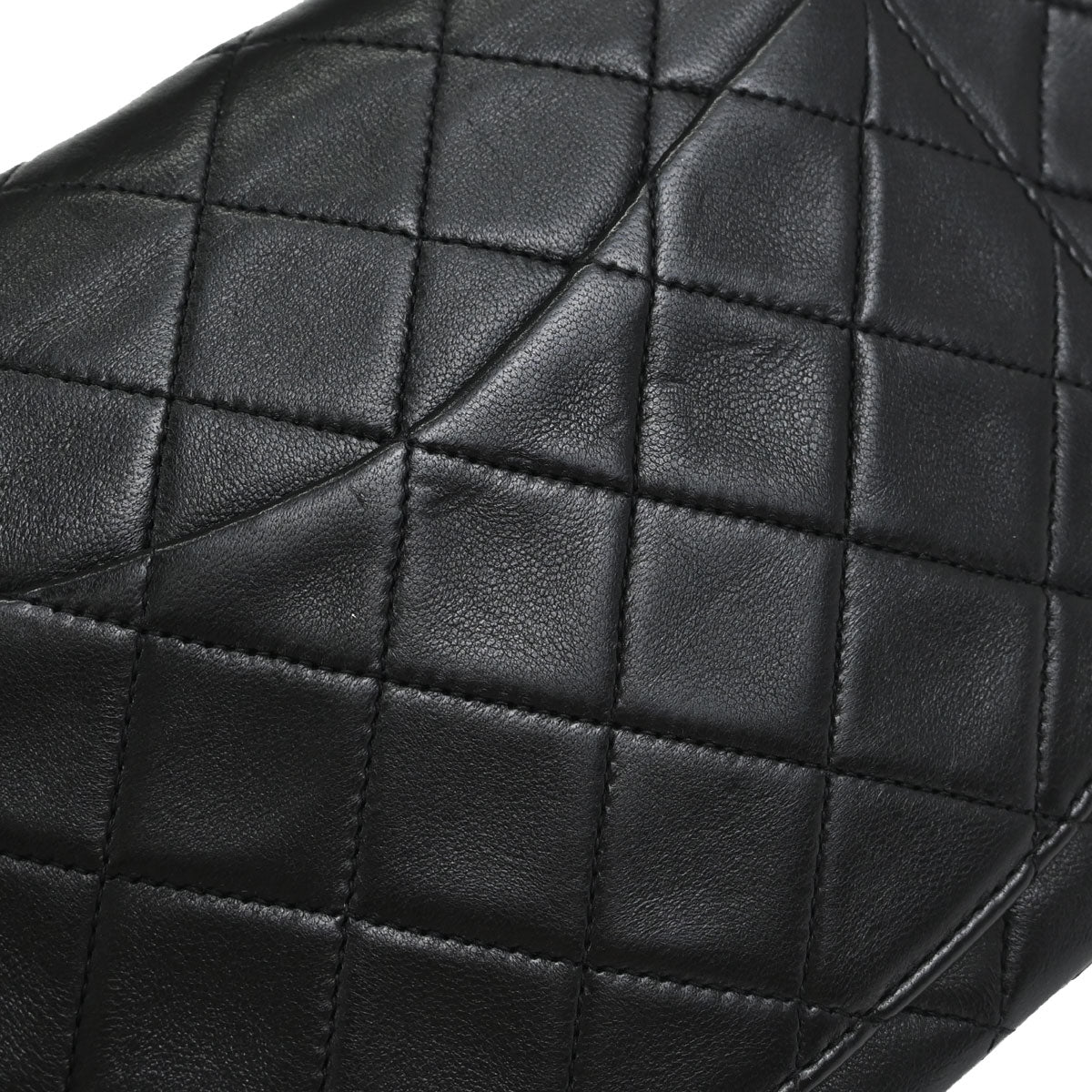 Chanel Black Lambskin Small Classic Double Flap Shoulder Bag