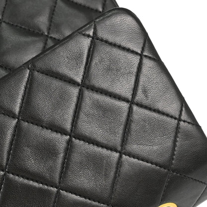 Chanel Black Lambskin Medium Classic Double Flap Shoulder Bag