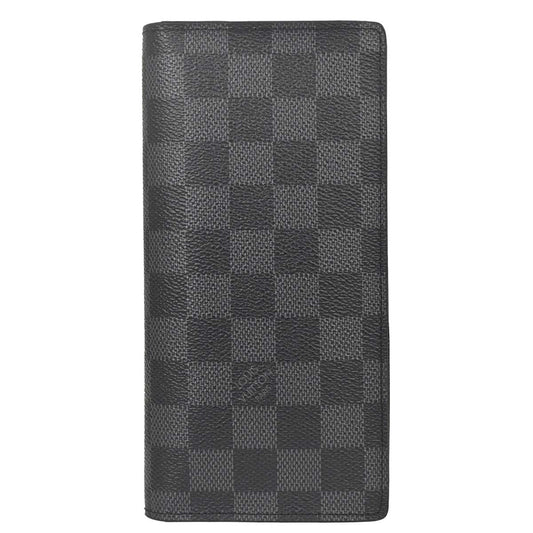 Louis Vuitton Damier Graphite Portefeuille Brazza Wallet N62665