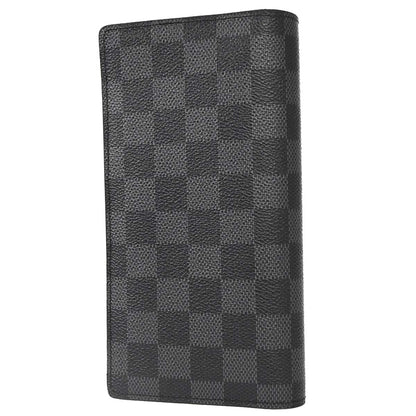 Louis Vuitton Damier Graphite Portefeuille Brazza Wallet N62665