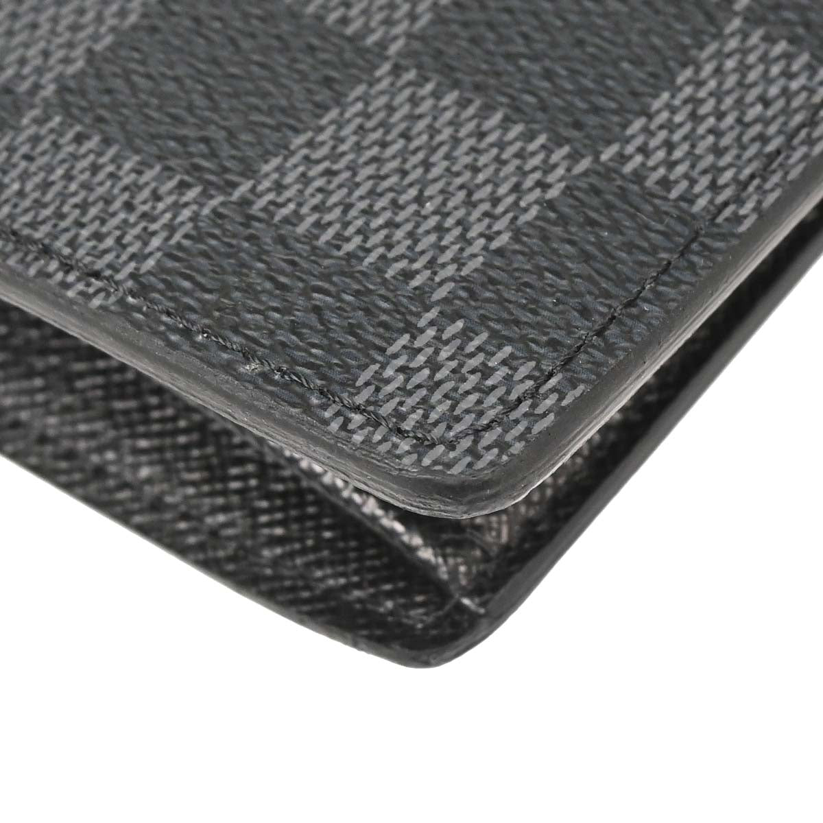 Louis Vuitton Damier Graphite Portefeuille Brazza Wallet N62665