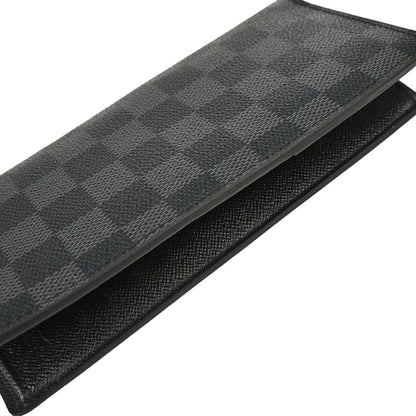Louis Vuitton Damier Graphite Portefeuille Brazza Wallet N62665
