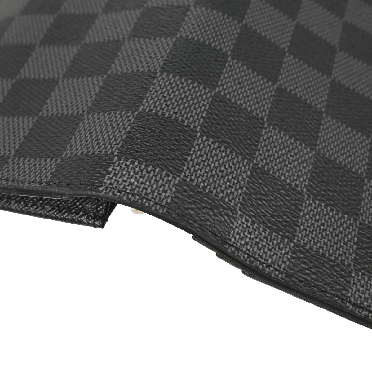 Louis Vuitton Damier Graphite Portefeuille Brazza Wallet N62665