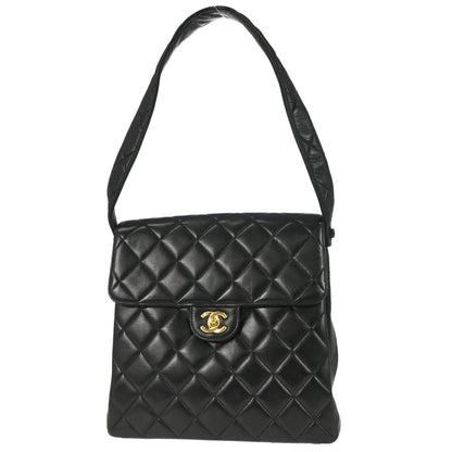 Chanel Black Lambskin Double Sided Handbag