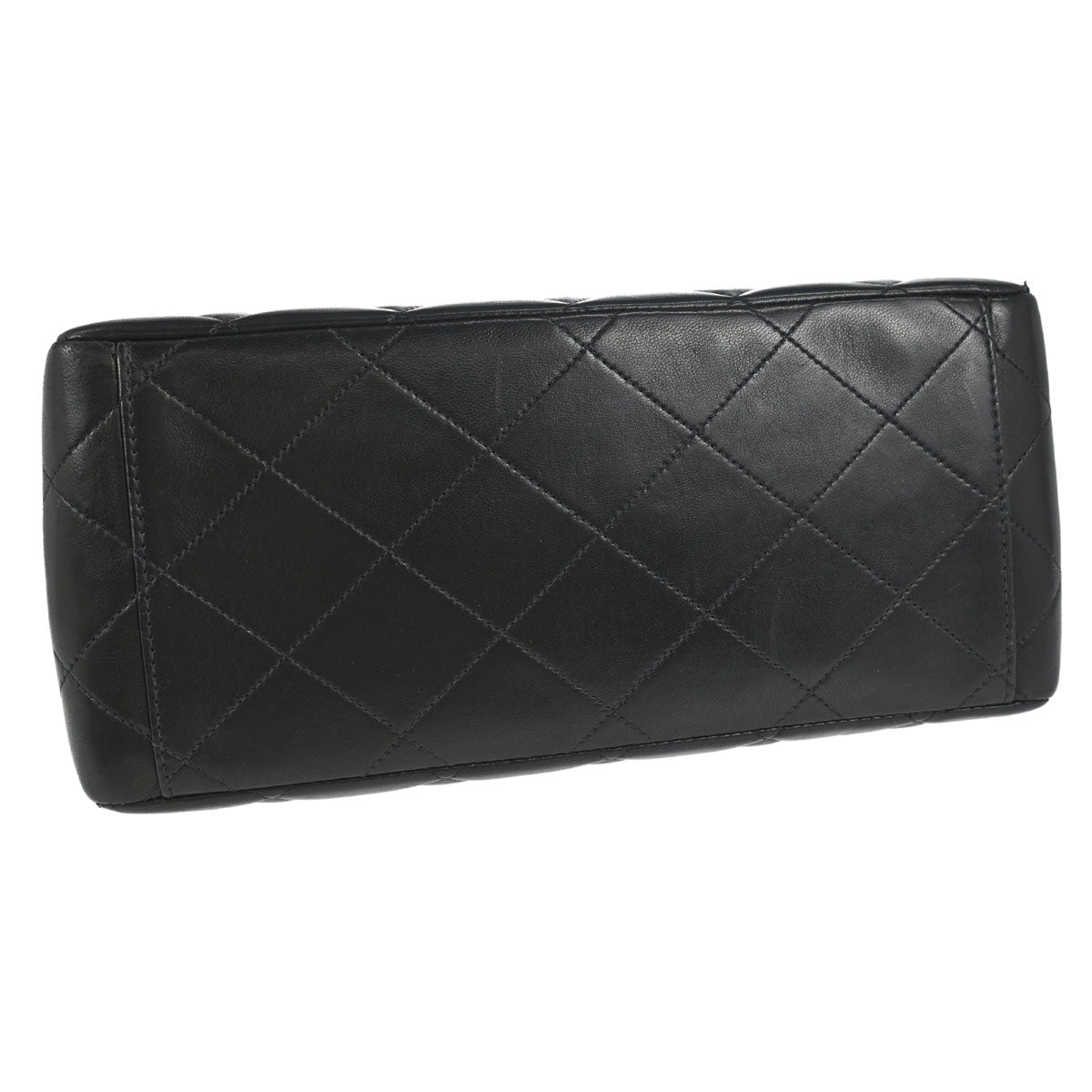 Chanel Black Lambskin Double Sided Handbag
