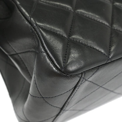 Chanel Black Lambskin Double Sided Handbag