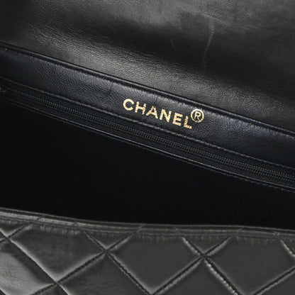 Chanel Black Lambskin Double Sided Handbag