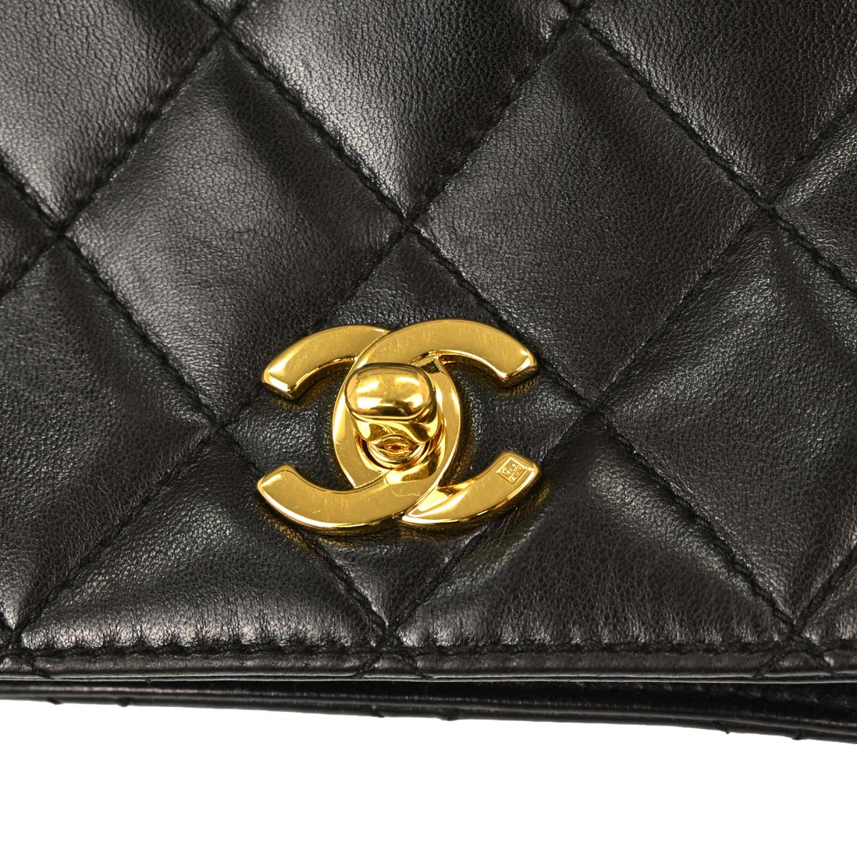 Chanel Black Lambskin Double Sided Handbag