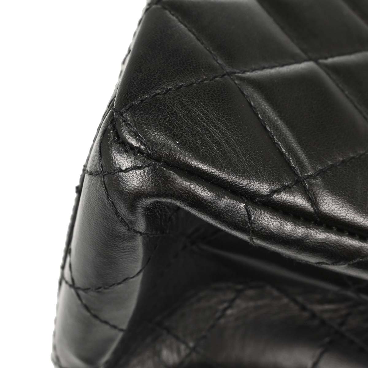 Chanel Black Lambskin Double Sided Handbag