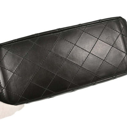 Chanel Black Lambskin Double Sided Handbag